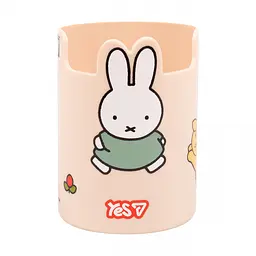 Стакан для письмового приладдя Yes Miffy fun adventures пластик персиковий (470559)