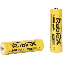 Літій-іонний акумулятор Rablex 14500 800 mAh 3.7 V (Li-ion) Original жовтий - мініатюра 2