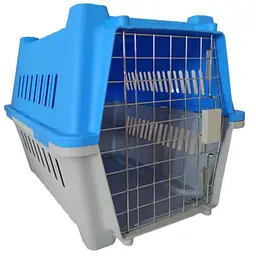 Переноска AnimAll P784 для котів та собак блакитна 58×40×43 см