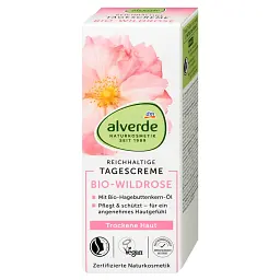 Денний крем для обличчя Alverde Naturkosmetik Q10 з органічною дикою трояндою 50 мл - мініатюра 2