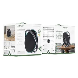 Портативна колонка Acefast K5 Pro Portable wireless Speaker, 60W, Чорний - мініатюра 2