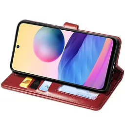 Шкіряний чохол-книжка GETMAN Gallant (PU) для TECNO Spark 10C Червоний - мініатюра 2