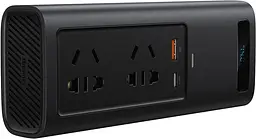 Автомобільний інвертор Baseus In Car Inverter 150W 220V CN/EU black (CRNBQ-A01) - мініатюра 3