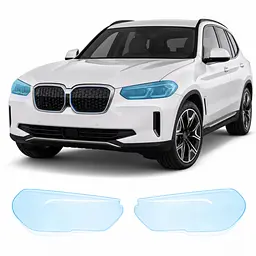 Антигравійна захисна бронеплівка за лекалами для BMW iX3 G08 2020-2025 - оптика (фари та ПТФ)