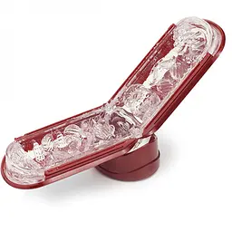 Мастурбатор Tenga Flip Zero Red + Flip Warming Set з підігрівом, 18х7 см (червоний) - мініатюра 6