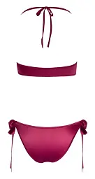 Комплект Cottelli Lingerie Bra and Briefs L/XL червоний - мініатюра 6
