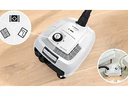 Пилосос Bosch BGL38WH2 - мініатюра 7