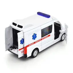 Автомодель TechnoDrive Mercedes Benz Sprinter Швидка Допомога, 1:32, біла (250344U) - мініатюра 10