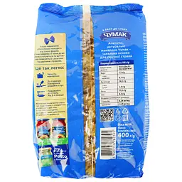 Макаронні вироби Чумак Метелики 400 г (530291) - мініатюра 2