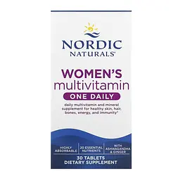 Мультивітаміни Nordic Naturals (Women's One Daily Multivitamin) - 30 таблеток