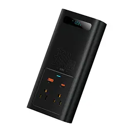 Автомобільний інвертор Baseus IGBT Power Inverter 300W (110V US/JP ) Black (CGNB010001) - мініатюра 4