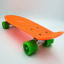 Пенні борд скейт 55х15см до 80кг ABEC 7 матові колеса скейтборд Penny Board Pastel Series помаранчевий - мініатюра 2