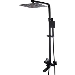Душова система Globus Lux Sicilia PLUS-SBQ-SH-02-BB 000024952, Чорний матовий