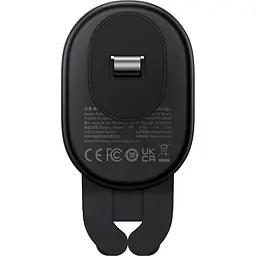 Автотримач із бездротовою зарядкою Baseus Stable Gravitational Wireless Charging Car Mount Pro Black (SUWX030001) [100041] - мініатюра 4