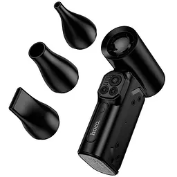 Портативний турбовентилятор Hoco HX68 Flujo fan Black - мініатюра 6
