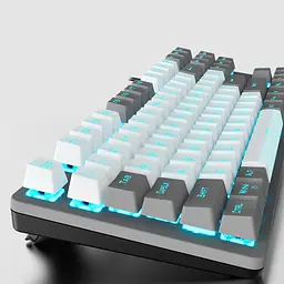 Клавіатура Aula F3287 Keycap KRGD Blue USB UA Grey/White (6948391240954) - мініатюра 11