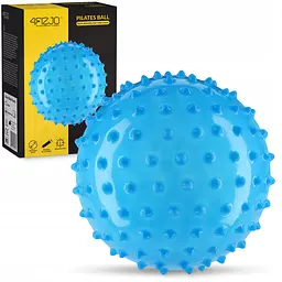 М'яч для пілатесу, йоги, реабілітації 4FIZJO 20 см (масажний) Blue (P-5905973402354) - мініатюра 2