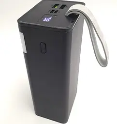 Потужний Повербанк із LED ліхтариком Power Bank із швидкою зарядкою 40000mAh 2USB /Type-C PD/QC 5A/22.5W Maxmate MMP40KP чорний - мініатюра 11