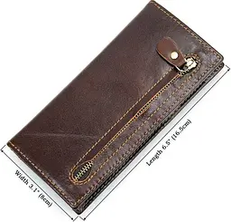 Чоловічий шкіряний гаманець Vintage 8х16,5 см acs0015722 - мініатюра 8