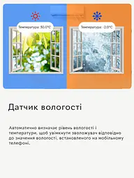 Розумний Wi-Fi датчик температури та вологості повітря Model №4, wifi термометр, гігрометр + IR Remote T Tuya hoz0012570 - мініатюра 2