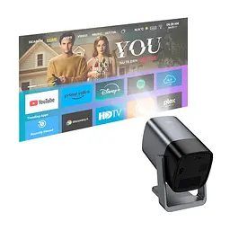 Проектор Hoco DT7, Android, 1080p, 370ANSI, Wi-Fi 2.4+5G, 1/32GB, Black, Box - мініатюра 6