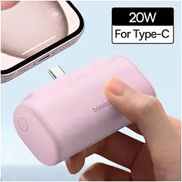 Зовнішній акумулятор Baseus Compact Fast Charging Type-C Edition 5000mAh 20W P10068306413-00 - мініатюра 4