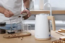 Електрочайник Ardesto Wood Modern Strix 1.7 л білий (EKL-F420WWD) - мініатюра 9