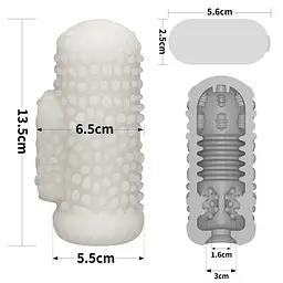 Мастурбатор Knights Ring Vibrating Dual Purpose Sleeve-Drip - мініатюра 6
