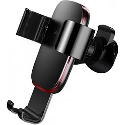 Автомобільний утримувач холдер Baseus Metal Age Gravity Air Outlet Version SUYL-D01 Black - мініатюра 3