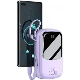 Умб Baseus Qpow Digital Display Quick Charging Power Bank (з Type-C Cable) 20000mAh USB/Type-C/Lightning, 22.5W/5A, PD/QC (PPQD-I02) 000008653-up - мініатюра 7