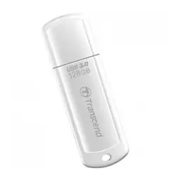 USB флеш накопичувач Transcend 128GB JetFlash 730 White USB 3.0 (TS128GJF730) - мініатюра 3