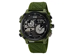Наручний годинник чоловічий 2202PAG Army Green Skmei acs0030150 - мініатюра 2
