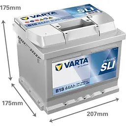 Акумулятор автомобільний Varta Blue Dynamic 44Ah (544402044) - мініатюра 6