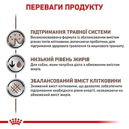 Консервований дієтичний корм Royal Canin Gastrointestinal Low Fat для дорослих собак схильних до повноти та при порушенні травлення, 410 г (40290041) - мініатюра 2