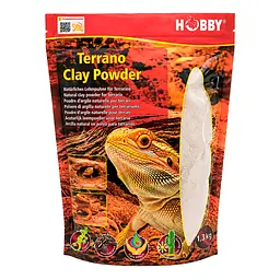 Глиняний порошок для тераріумного субстрату Hobby Terrano Clay Powder white 1,3 кг (33214) - мініатюра 1