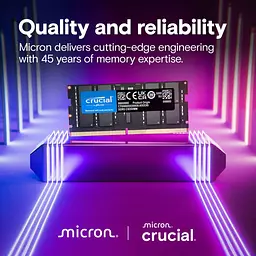 Модуль пам'яті Crucial DDR5 32GB 6400Mhz CSODIMM CL52 (CT32G64C52CS5) - мініатюра 3