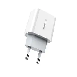 Зарядний пристрій Borofone BA38A Plus Type-C PD 20W білий