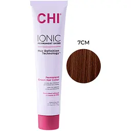 Крем-фарба для волосся CHI Ionic 7CM темний шоколадний мокко професійна безаміачна 85 г - мініатюра 2