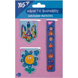 Закладки магнітні Yes Stand with Ukraine 3 шт. (708353)