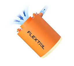 Насос-ліхтар Flextail Tiny Pump Х помаранчевий