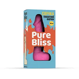 Свічка член Pure Bliss 18 см Pink - мініатюра 6