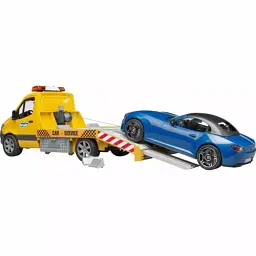 Набір іграшковий Евакуатор MB Sprinter Bruder 2675 Різнокольоровий shop (4001702026752) - мініатюра 2