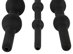 Стимулятор уретри Penisplug Training Set, 3 шт (чорний) - мініатюра 6