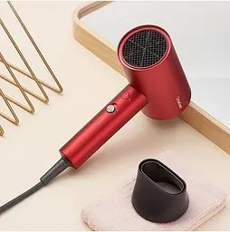 Фен Xiaomi ShowSee Electric Hair Dryer A5-R червоний - мініатюра 2