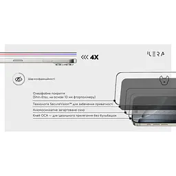 Захисне скло iLera DeLuxe Incognito для Apple iPhone Air (ILInDL17Air) [144431] - мініатюра 4