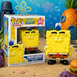 Ігрова фігурка FUNKO POP! серії "Губка Боб Квадратні Штани" - ГУБКА БОБ (ПОСМІХАЄТЬСЯ) Funko 90363 - мініатюра 3