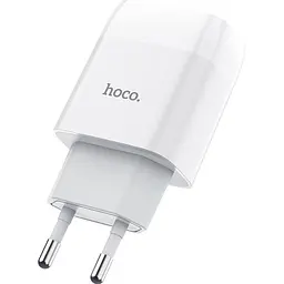 Мережевий зарядний пристрій Hoco C72A Glorious White [712899] [51874]