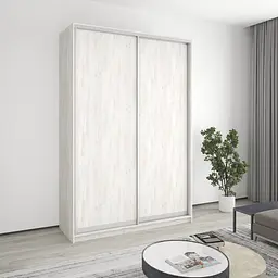 Шафа-купе дводверна MebelStar Комбо AL 2ДСП 160x60x240 см Аляска сірий (MBS-4089)