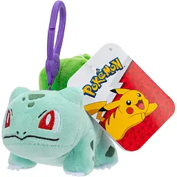М'яка іграшка на кліпсі Pokemon Бульбазавр W11 - мініатюра 5