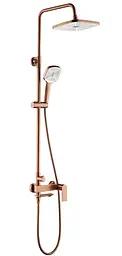 Душова система з виливом Rea Storm brushed copper REA-P3000 - мініатюра 4